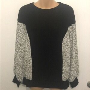 Doe & Rae blouse womens lightweight knit sweater size S